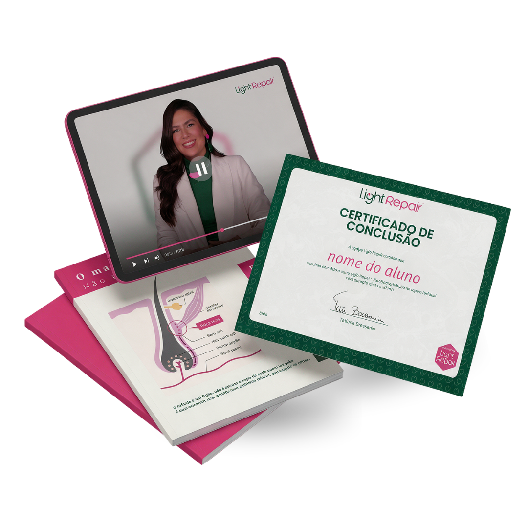 Aulas, materiais e certificado do curso Light Repair